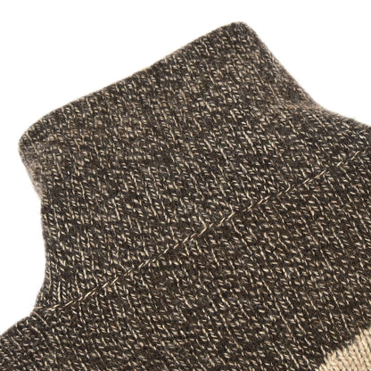 Chanel Brown Zip Knit Sweater Cashmere