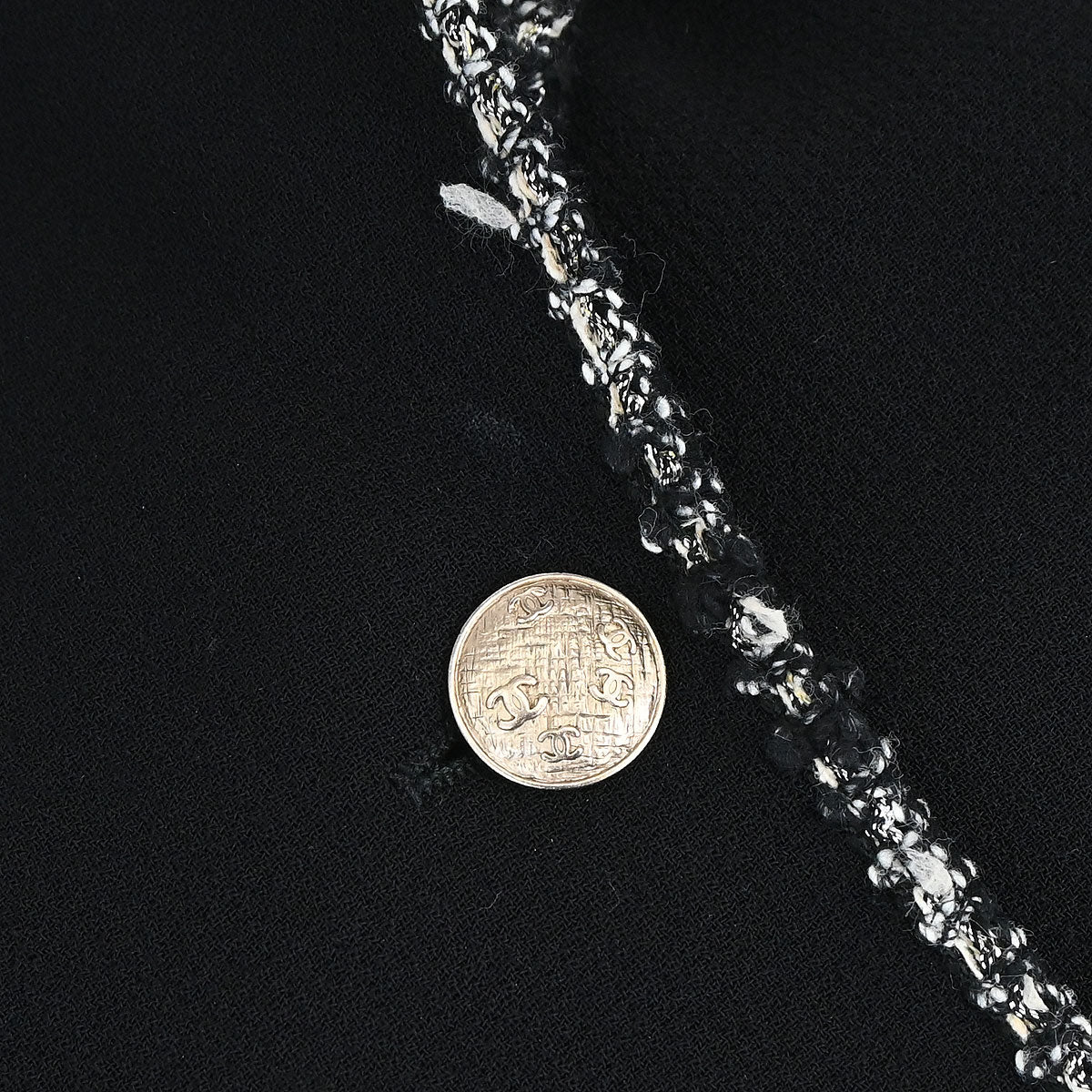 Chanel 2005 Black Emblem Single Breasted Jacket #36