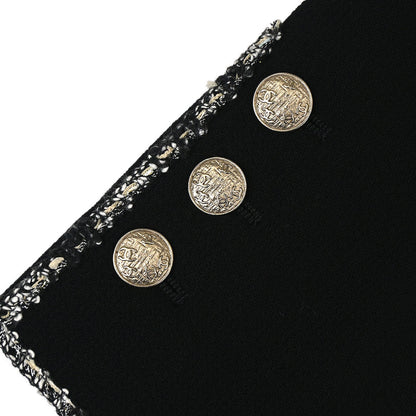 Chanel 2005 Black Emblem Single Breasted Jacket #36