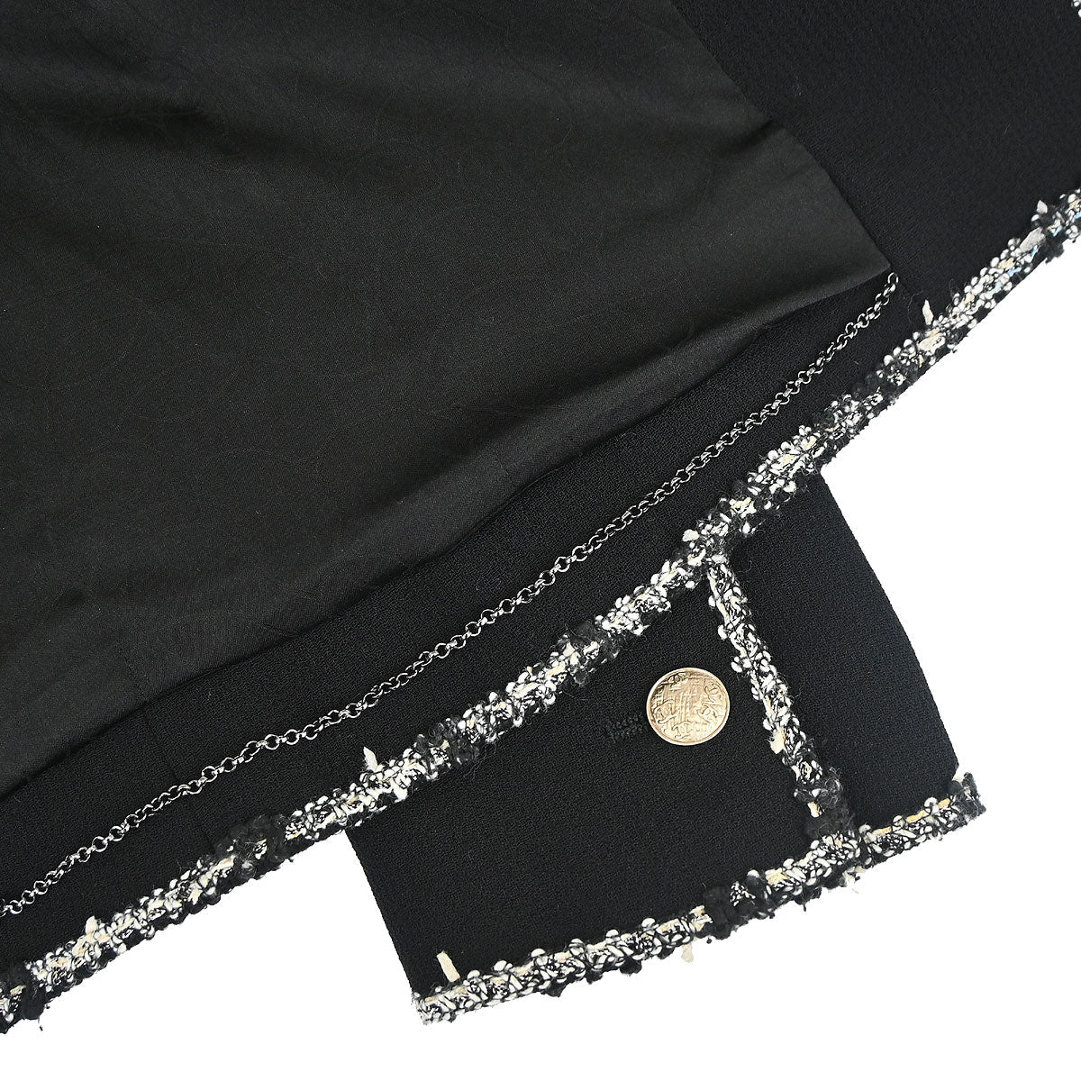 Chanel 2005 Black Emblem Single Breasted Jacket #36
