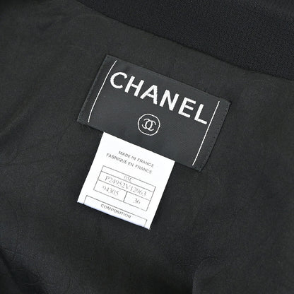 Chanel 2005 Black Emblem Single Breasted Jacket #36