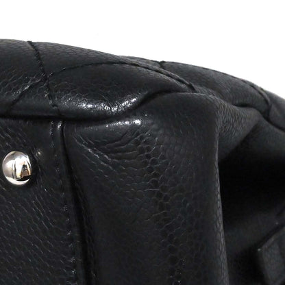 Chanel 2012-2013 Black Caviar Timeless CC Chain Tote Bag