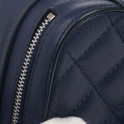 Chanel Navy Lambskin CC Mini Box Camera Bag Shoulder Bag
