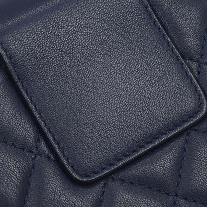 Chanel Navy Lambskin CC Mini Box Camera Bag Shoulder Bag