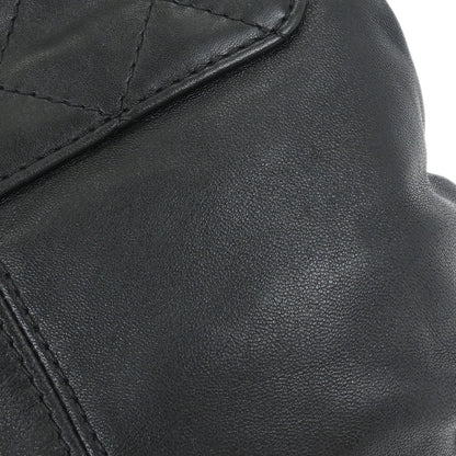 Chanel 2012-2013 Black Lambskin Trianon Flap Shoulder Bag