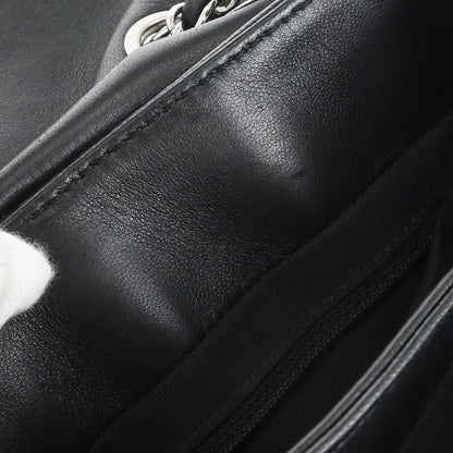 Chanel 2012-2013 Black Lambskin Trianon Flap Shoulder Bag