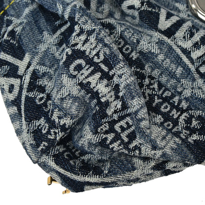 Louis Vuitton Blue Monogram Denim Mini Pleaty Raye Customize Handbag M95332