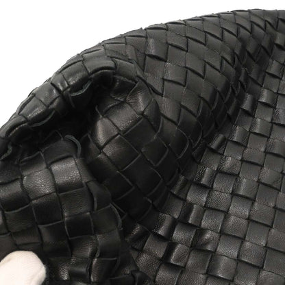 Bottega Veneta Black Lambskin Intrecciato Handbag