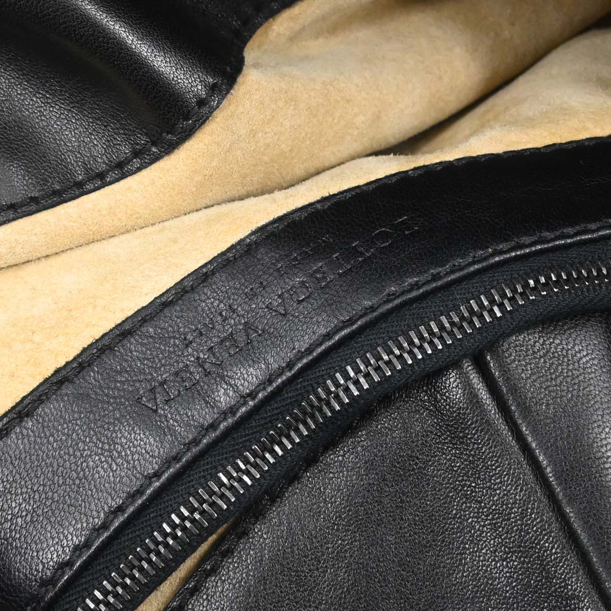 Bottega Veneta Black Lambskin Intrecciato Handbag