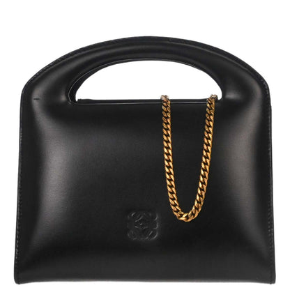 Loewe Black Leather Anagram 2way Shoulder Handbag