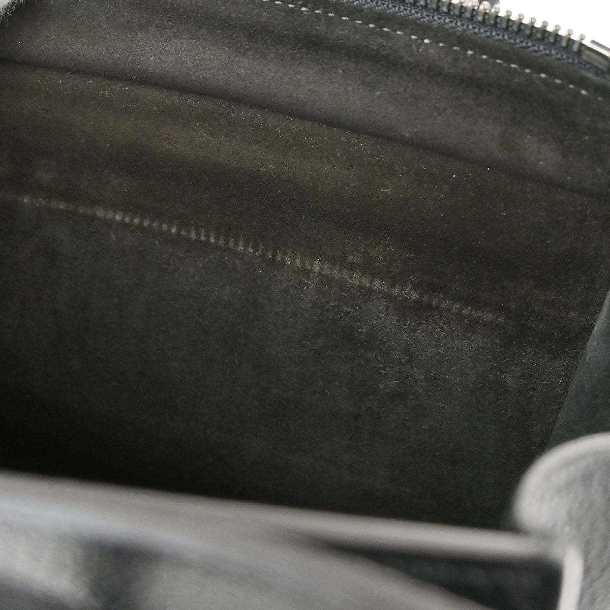 Celine Black Leather Nano Luggage Shoulder Tote Bag