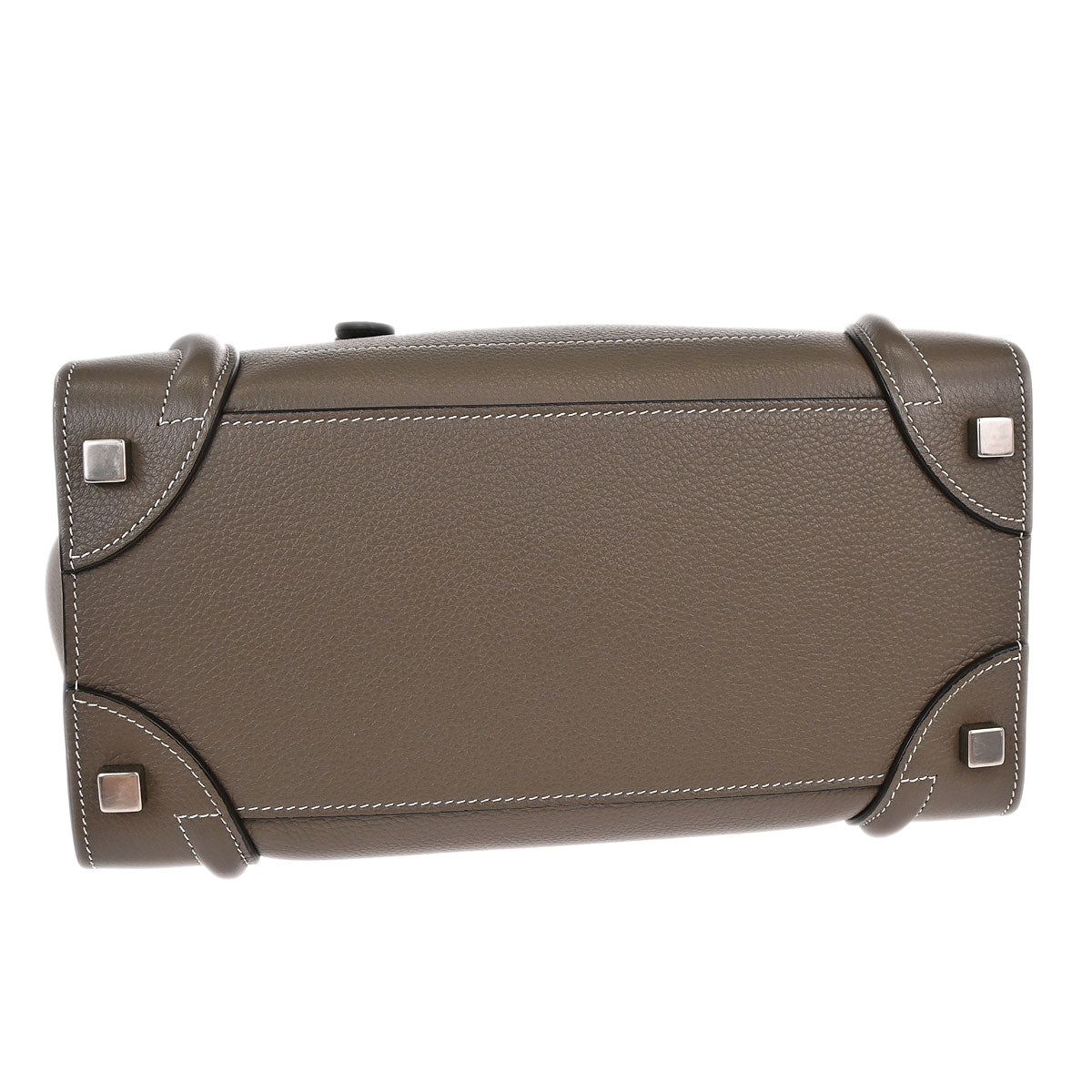 Celine Brown Luggage Micro Tote Handbag