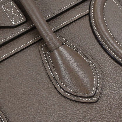 Celine Brown Luggage Micro Tote Handbag