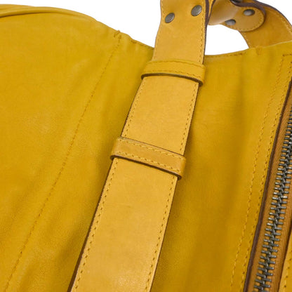 Christian Dior Yellow Gaucho Shoulder Bag