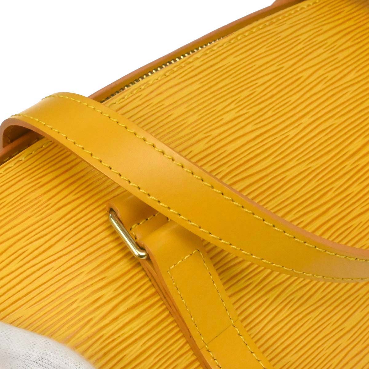 Louis Vuitton Yellow Epi Soufflot Handbag M52229