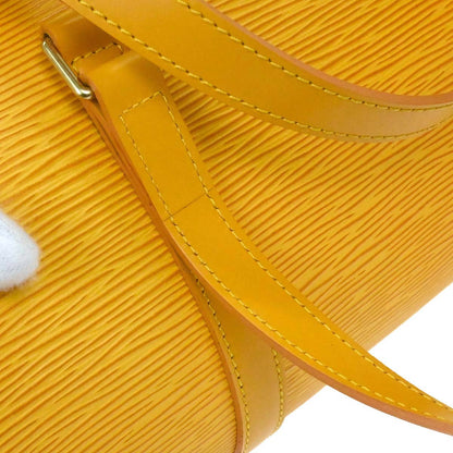 Louis Vuitton Yellow Epi Soufflot Handbag M52229