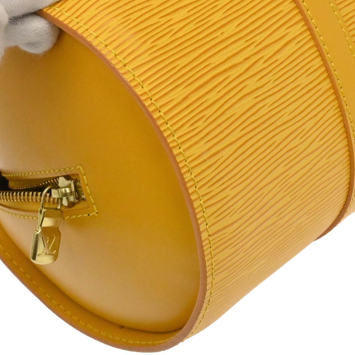Louis Vuitton Yellow Epi Soufflot Handbag M52229