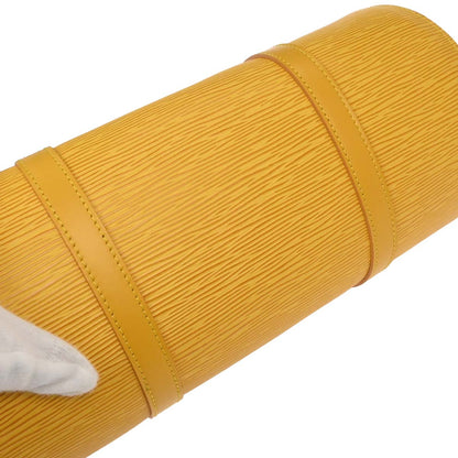Louis Vuitton Yellow Epi Soufflot Handbag M52229