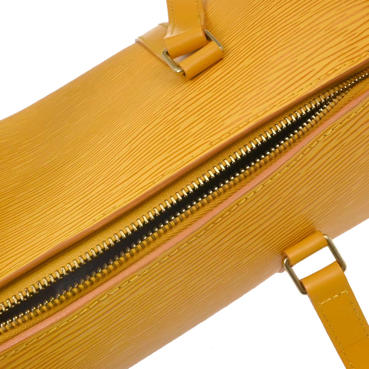 Louis Vuitton Yellow Epi Soufflot Handbag M52229