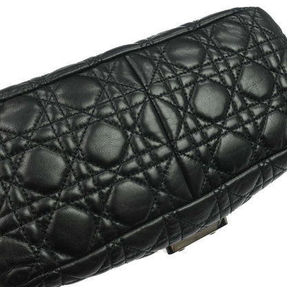 Christian Dior Black Lambskin Cannage Handbag