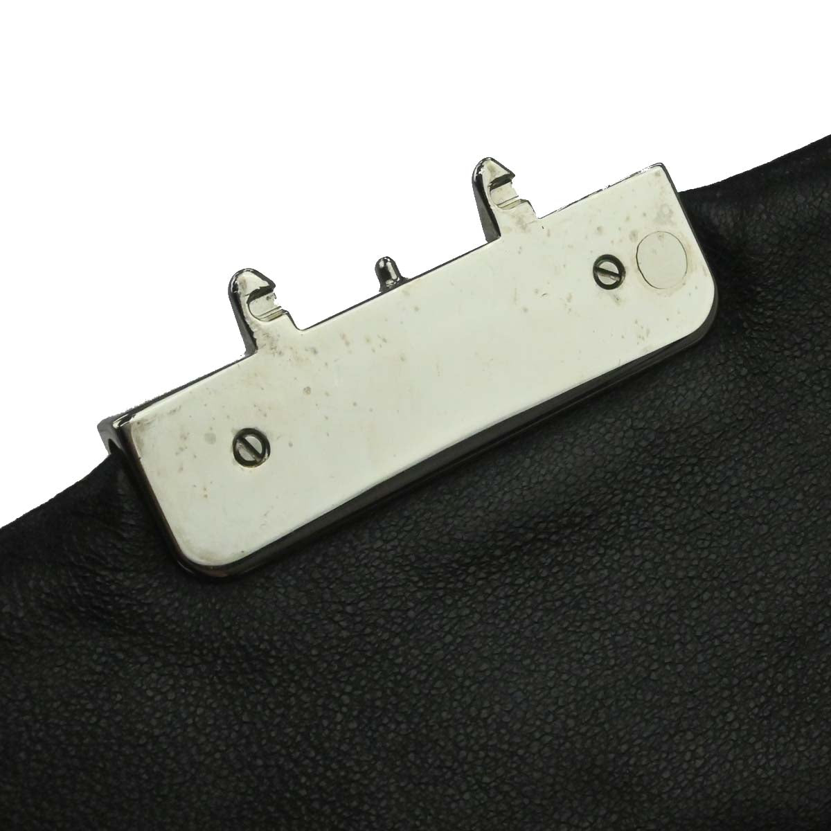 Christian Dior Black Lambskin Cannage Handbag