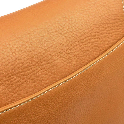 Christian Dior Brown Leather Top Handle Saddle 2way Shoulder Handbag
