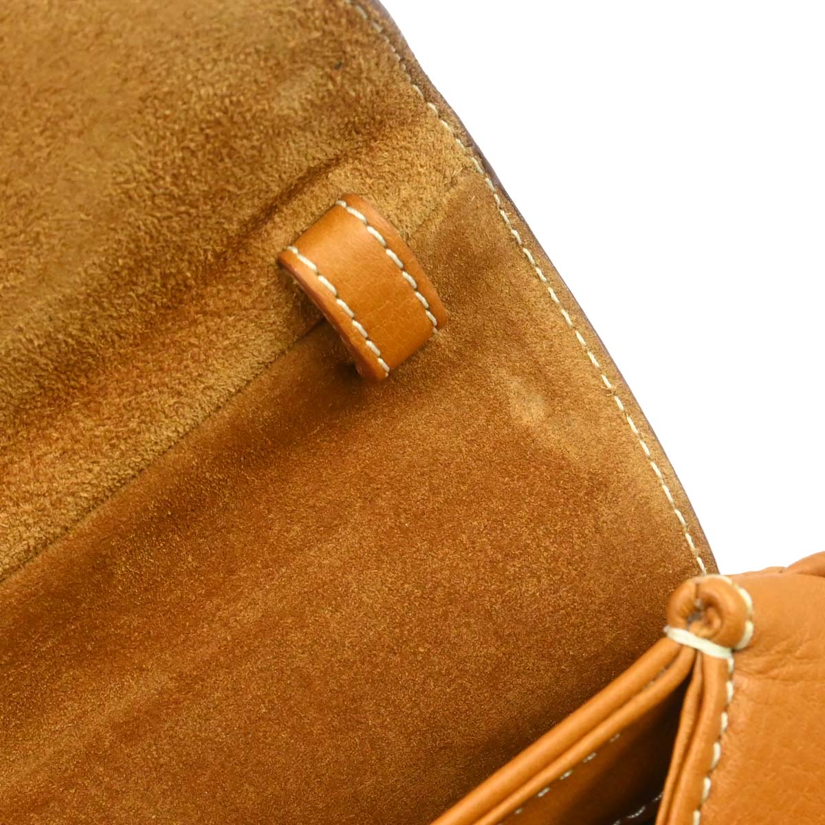 Christian Dior Brown Leather Top Handle Saddle 2way Shoulder Handbag