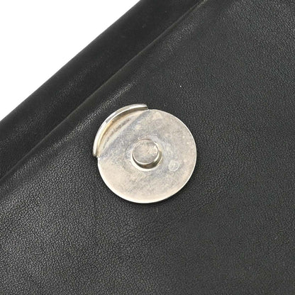 Christian Dior 2009 Black Lambskin Demi Lune Handbag