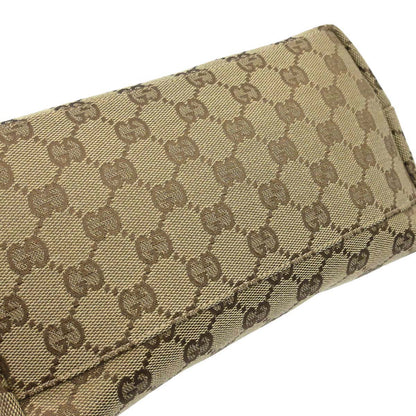 Gucci Beige Canvas GG Hobo Handbag