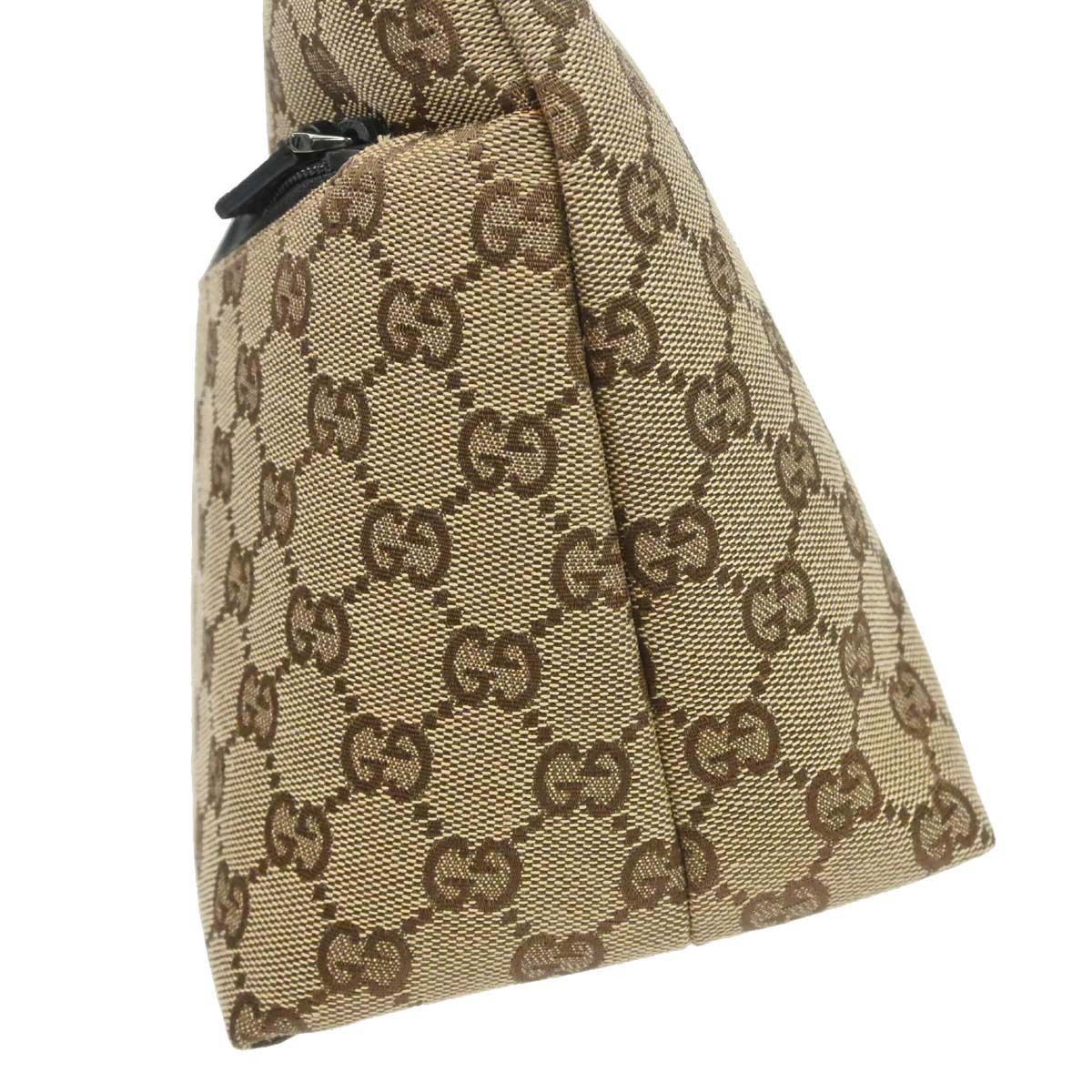 Gucci Beige Canvas GG Hobo Handbag