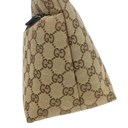 Gucci Beige Canvas GG Hobo Handbag