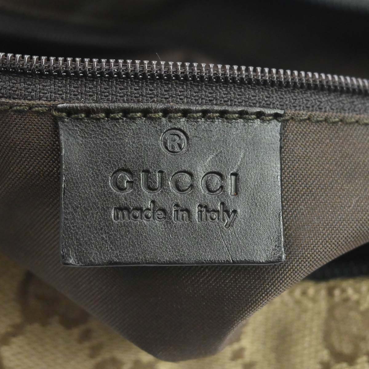 Gucci Beige Canvas GG Hobo Handbag