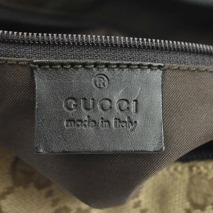 Gucci Beige Canvas GG Hobo Handbag