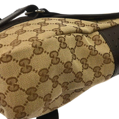 Gucci Beige Canvas GG Shoulder Bag