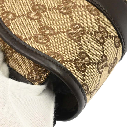 Gucci Beige Canvas GG Shoulder Bag