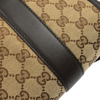 Gucci Beige Canvas GG Shoulder Bag