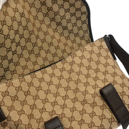 Gucci Beige Canvas GG Shoulder Bag