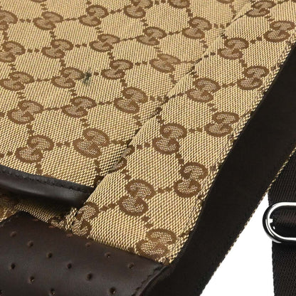 Gucci Beige Canvas GG Shoulder Bag