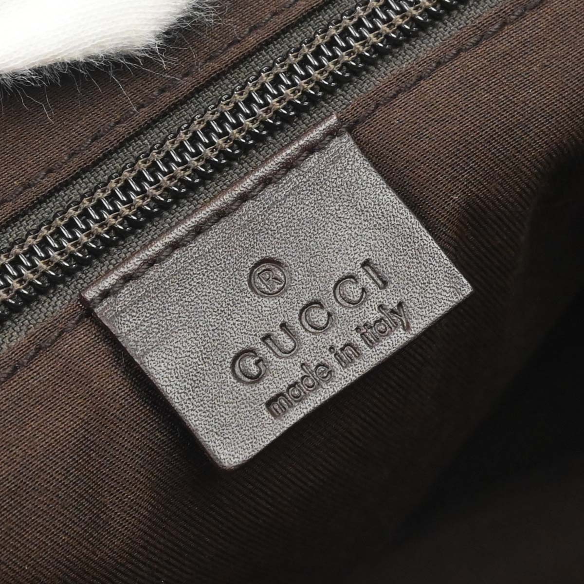 Gucci Beige Canvas GG Shoulder Bag