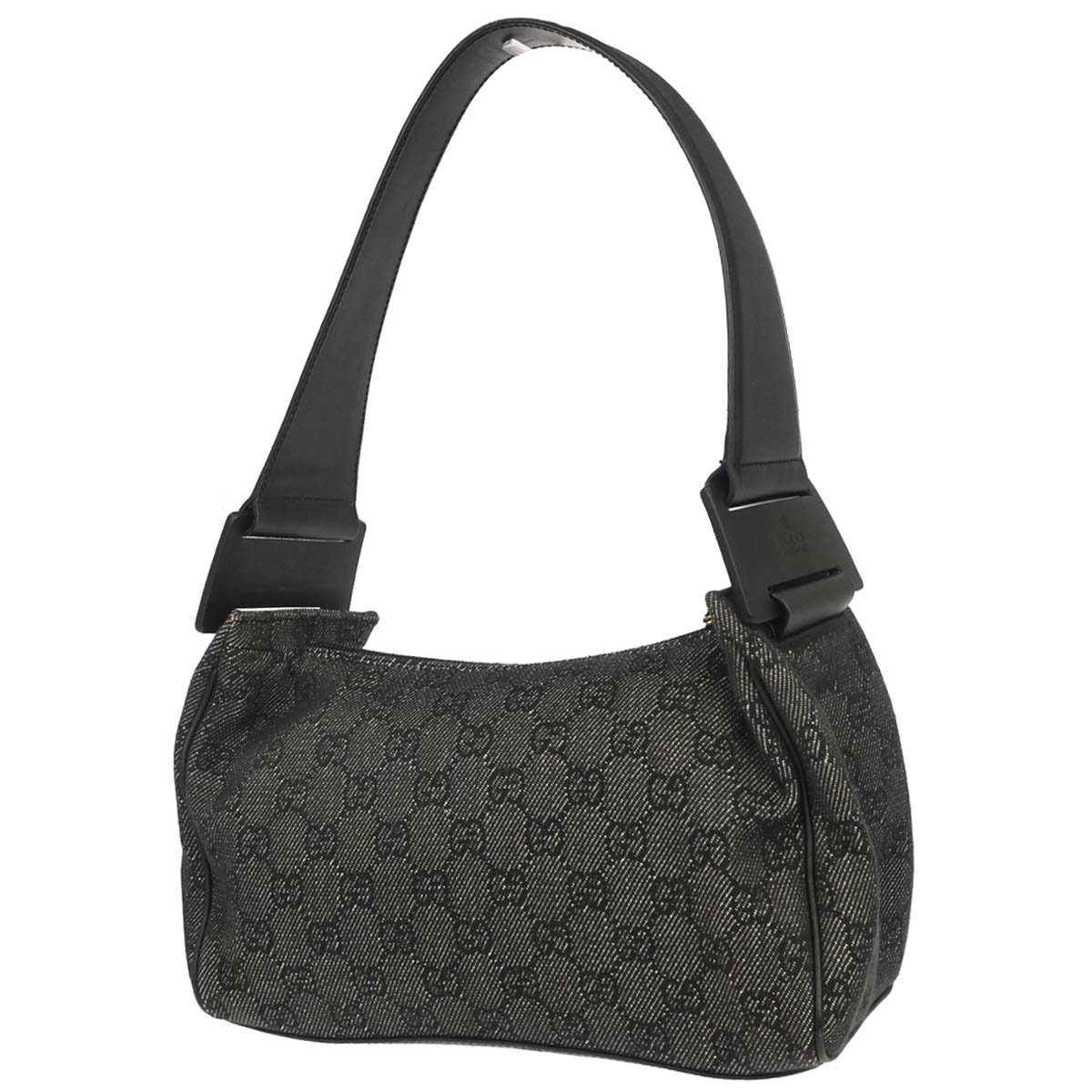 Gucci Black Canvas GG Handbag