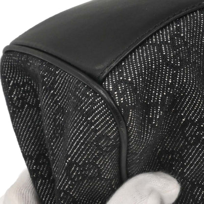 Gucci Black Canvas GG Handbag