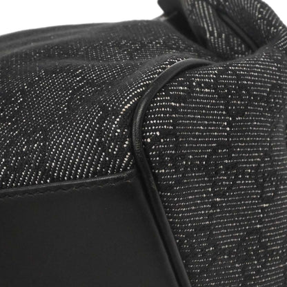 Gucci Black Canvas GG Handbag