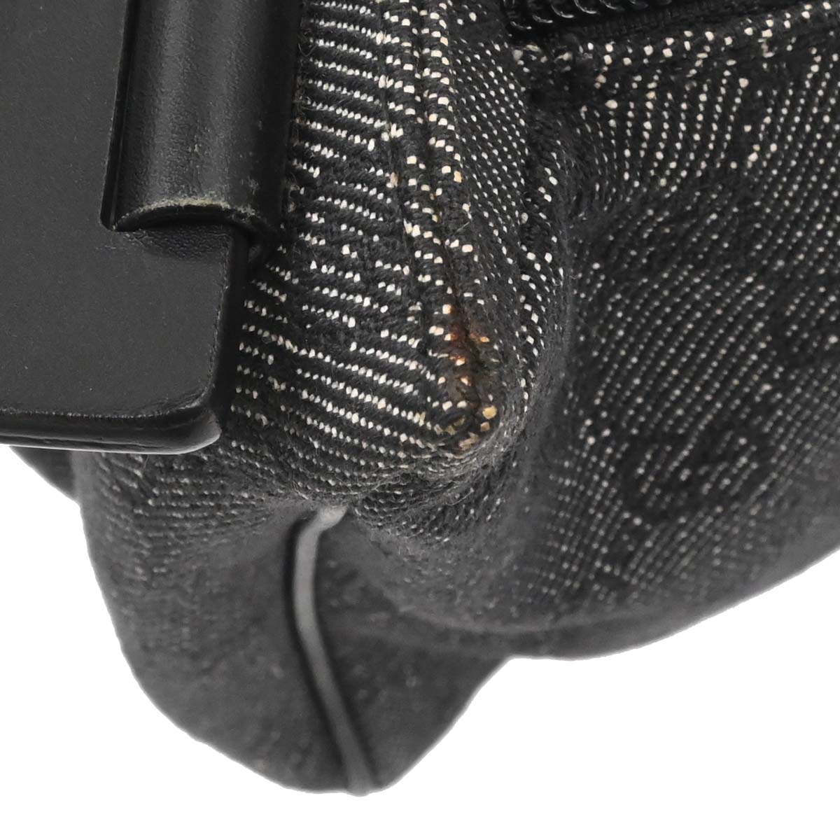 Gucci Black Canvas GG Handbag