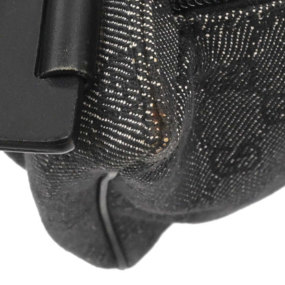 Gucci Black Canvas GG Handbag