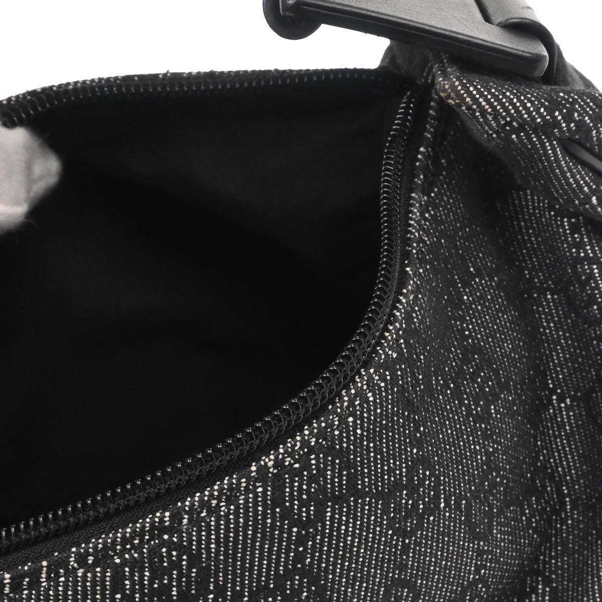Gucci Black Canvas GG Handbag