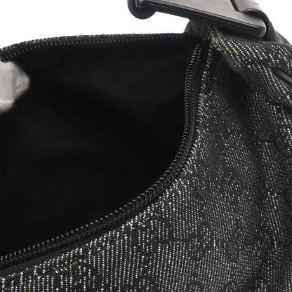 Gucci Black Canvas GG Handbag