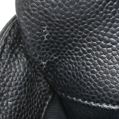 Chanel 2013-2014 Black Caviar Skin Timeless CC Chain Tote Bag
