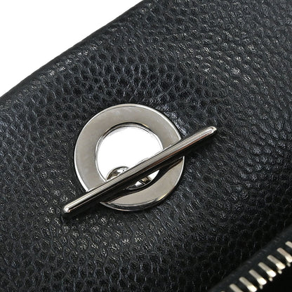 Chanel 2013-2014 Black Caviar Skin Timeless CC Chain Tote Bag
