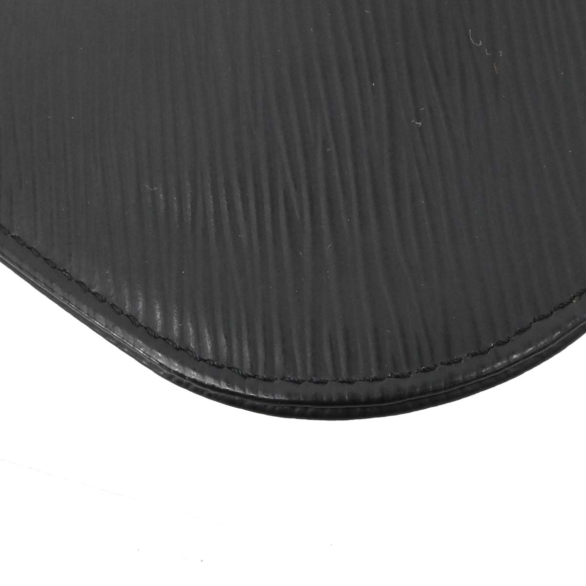 Louis Vuitton Black Epi Pochette Demi-lune Handbag M52622