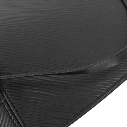 Louis Vuitton Black Epi Pochette Demi-lune Handbag M52622